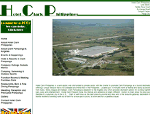 Tablet Screenshot of hotelclarkphilippines.com
